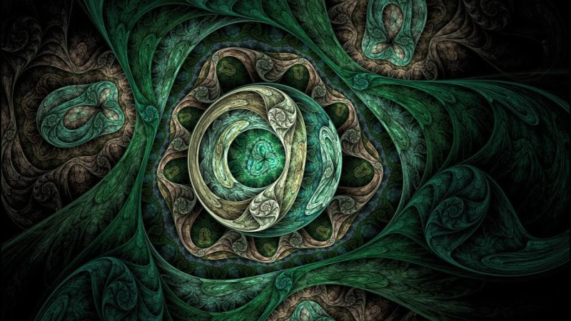 Малахит фреска