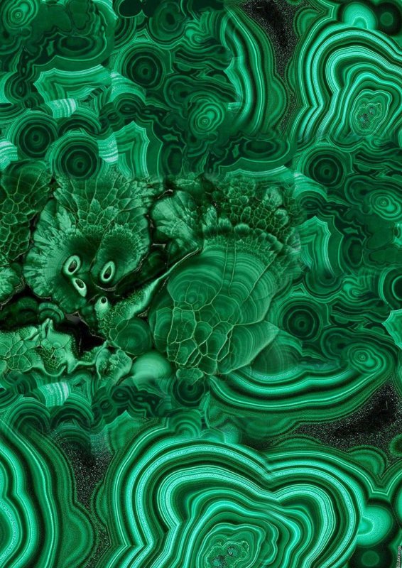 Заирский малахит