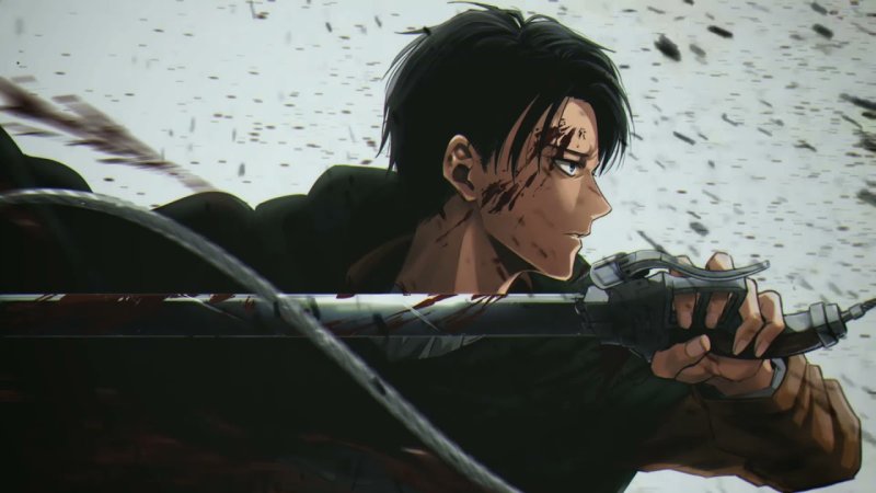 Атака титанов Леви 4к