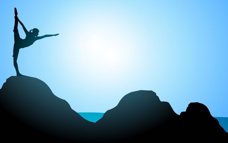 Йога фон для презентации