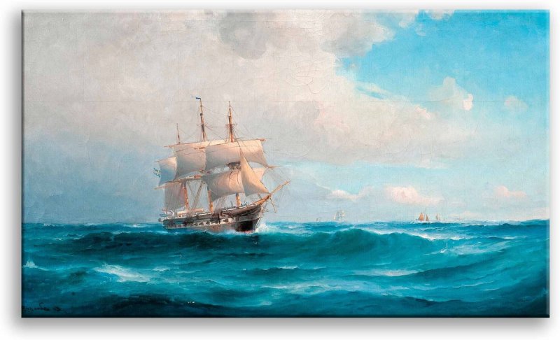 Бриг Меркурий Айвазовский