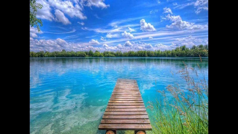 Красивый летний пейзаж