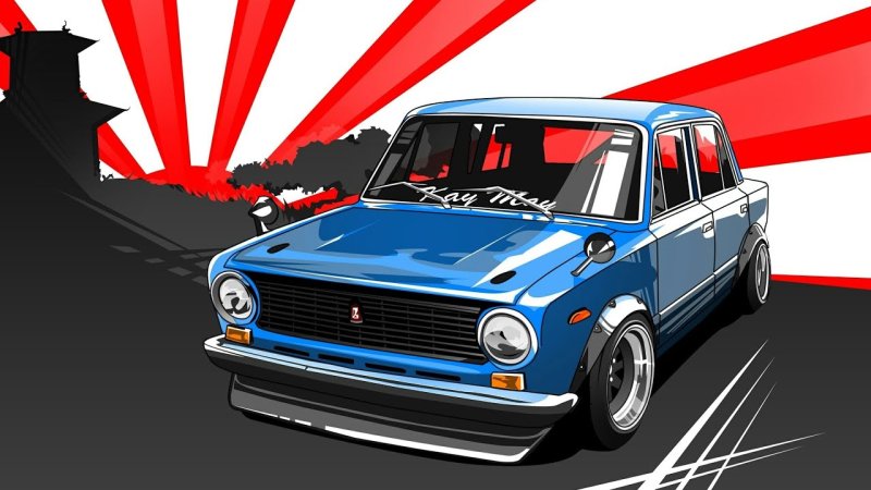 Боевая классика ВАЗ 2101 дрифт