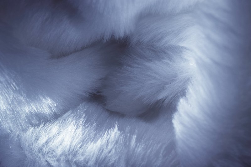 Белый мех