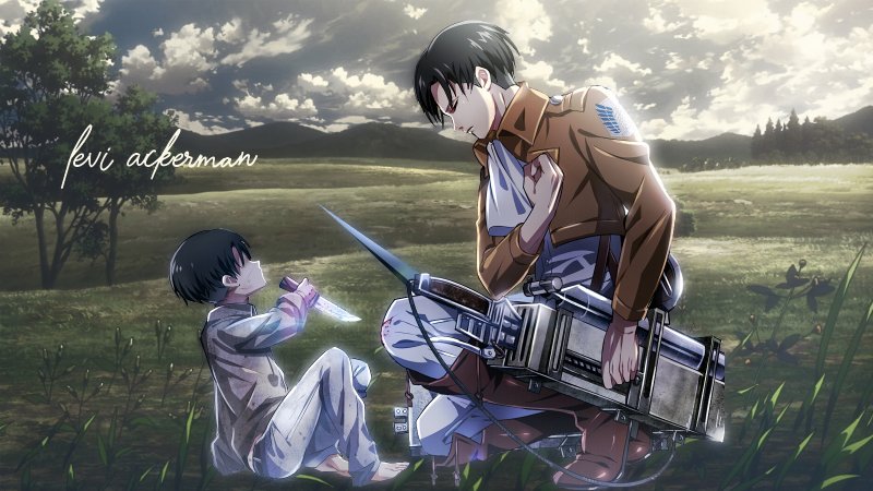 Атака титанов Леви Аккерман