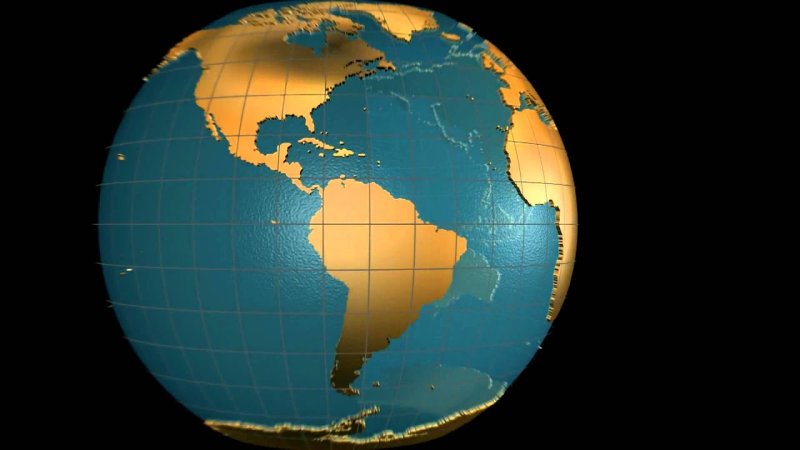 Глобус анимация