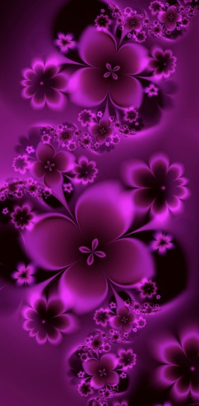 Фиолетовые обои на телефон