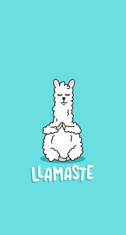 Лама обои на телефон