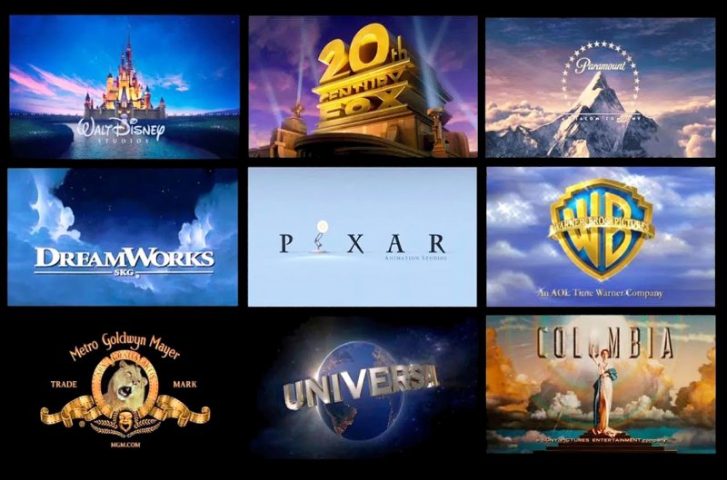Логотипы голливудских киностудий