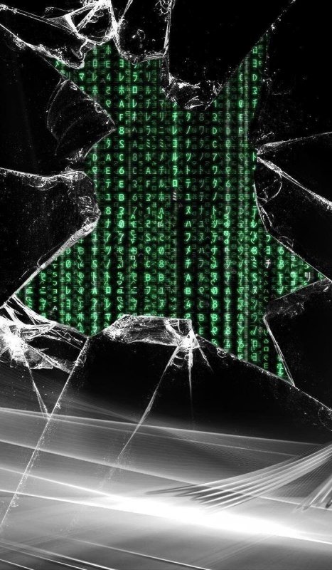 Разбитый экран матрица