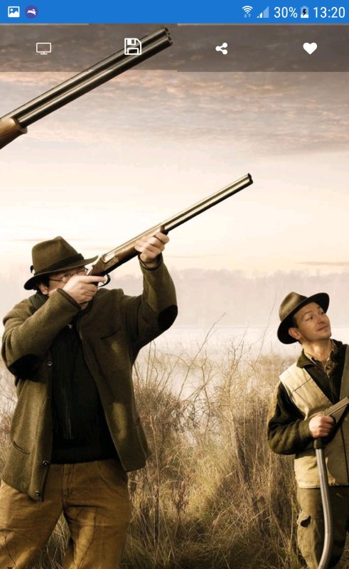 Охотник с двустволкой