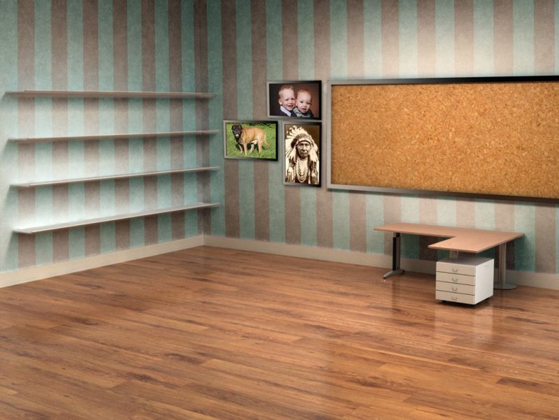 Рабочий стол в виде комнаты