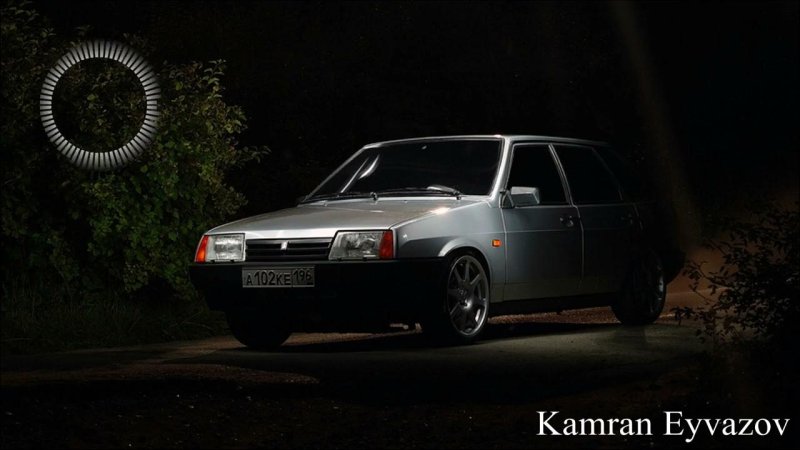 ВАЗ 2109 черная 4k