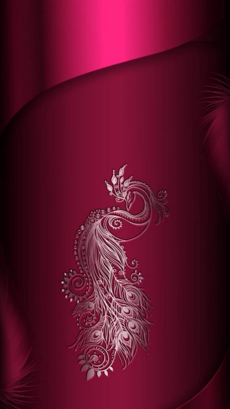 Рисунок на бордовом фоне