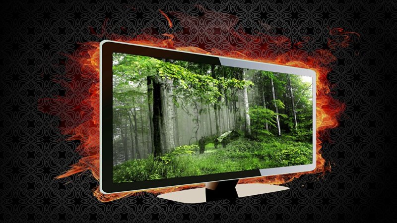 Фотообои на экран монитора компьютера