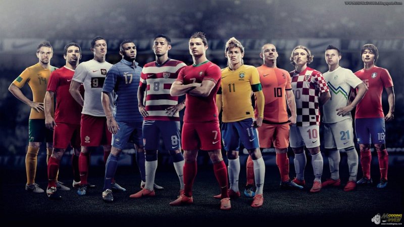 Фотосессия футболистов