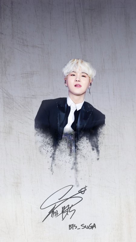 Автограф мин Юнги из BTS