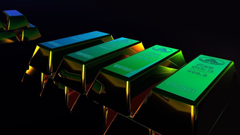 Слиток золотой