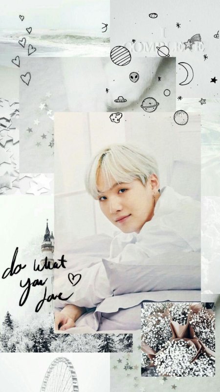 Эстетика BTS коллаж Шуга