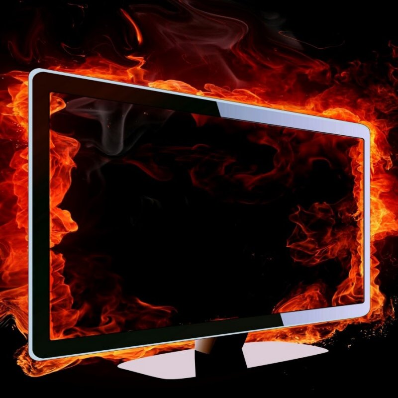 Рамка огонь