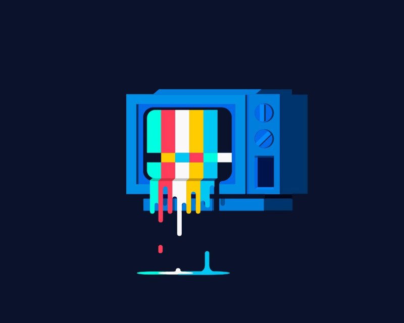 Телевизор пиксель арт