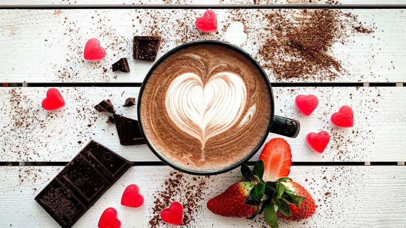 Кофе сердце