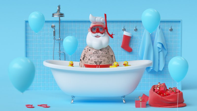 Дед Мороз телеканала пятница