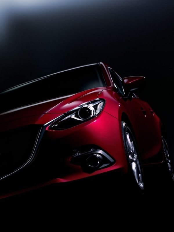 Мазда 5 красная