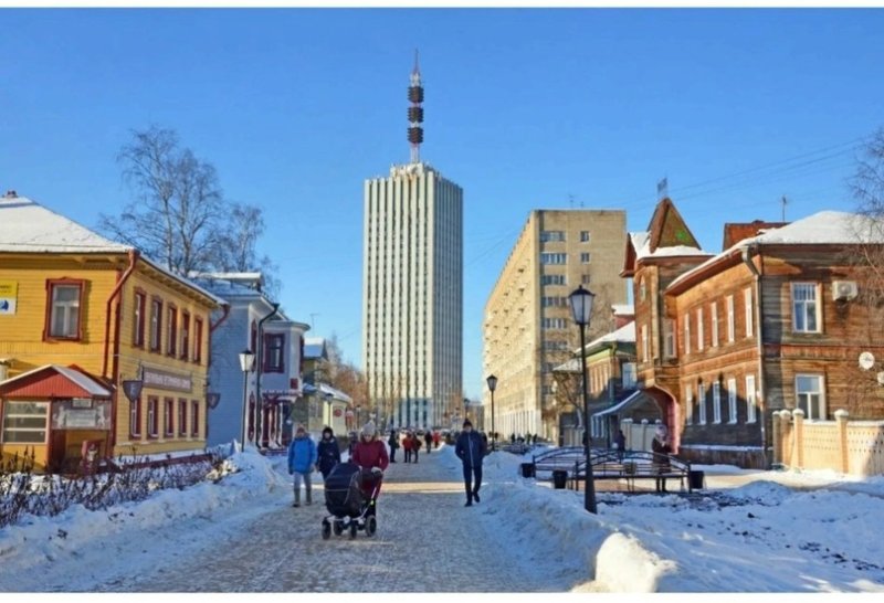 Чумбарова-Лучинского Архангельск зимой