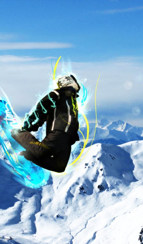 Сноуборд арт