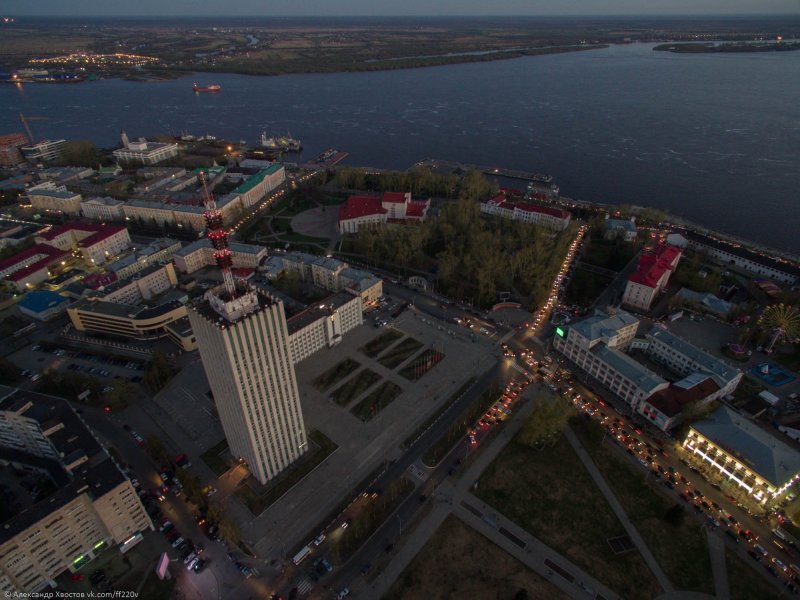 Высотное здание в Архангельске