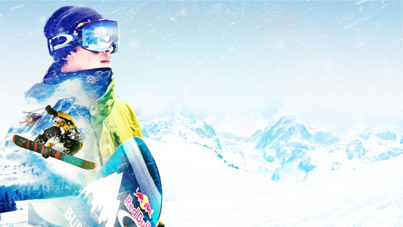 Горнолыжный баннер