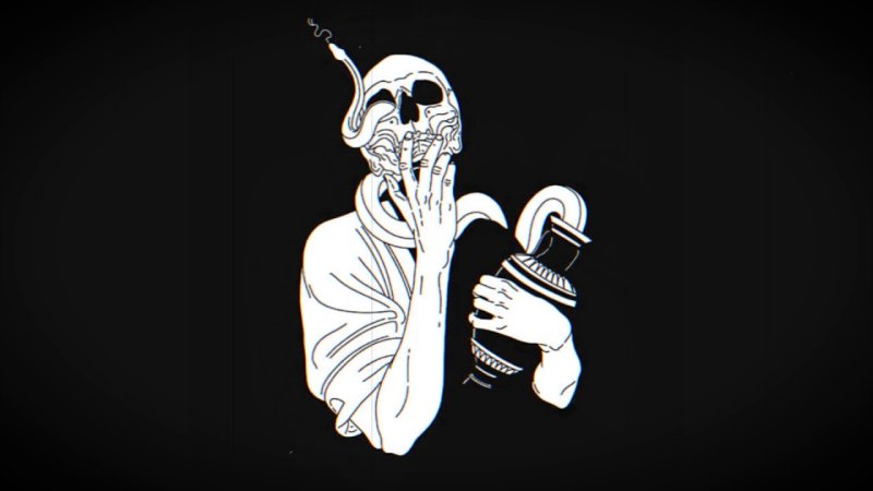 Обои в стиле здравый движ