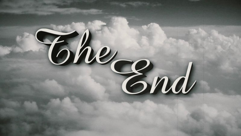 Конец the end