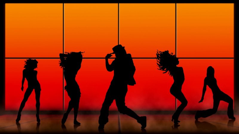 Танцующие люди