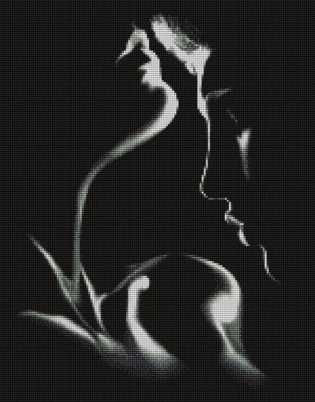 Он и она силуэты