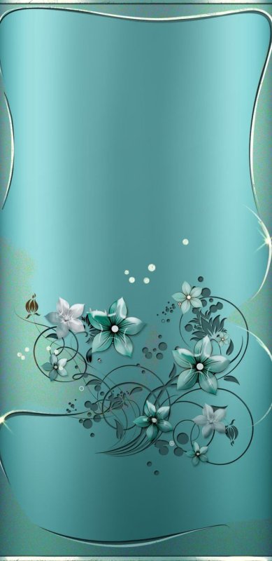 Бирюзовый фон для телефона