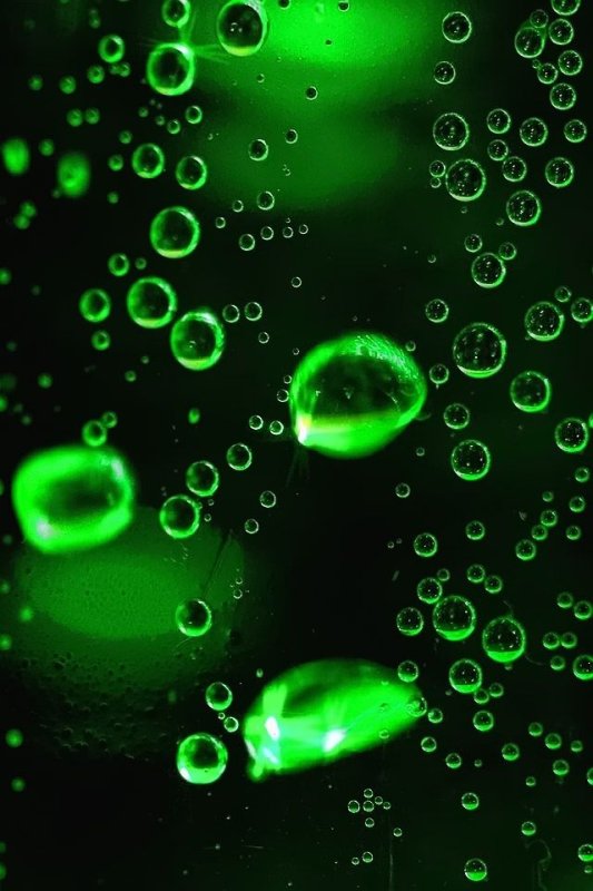 Зеленые пузырьки