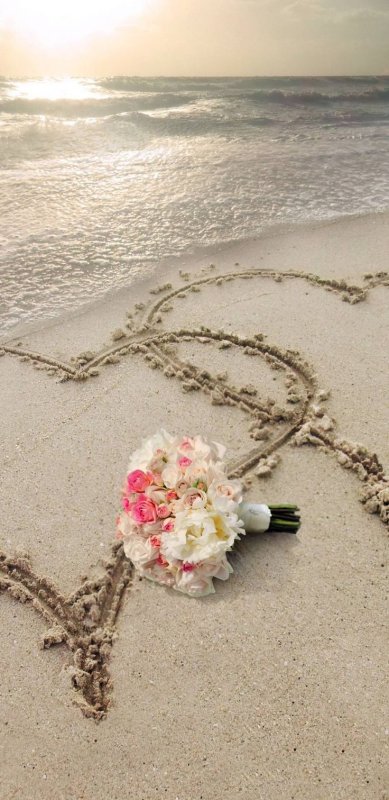 Цветы и море