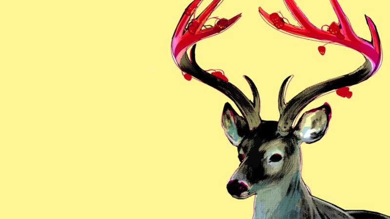 Олень Минимализм