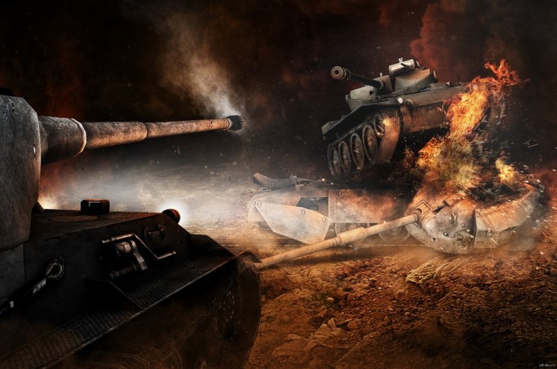 Танки в огне World of Tanks