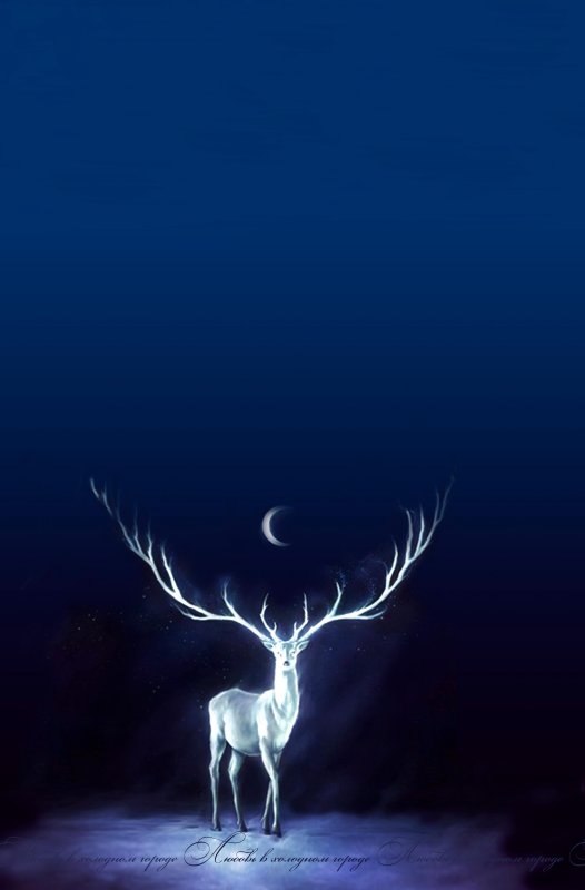 Фон с оленями