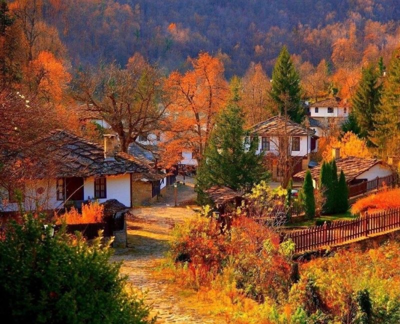 Карпаты Венгрия осень