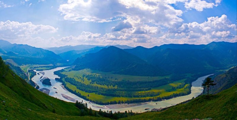 Долина реки Катунь