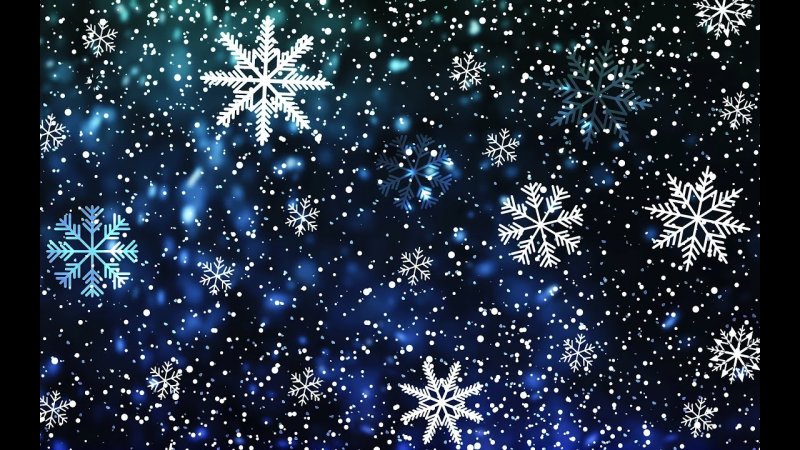 Фон снежинки