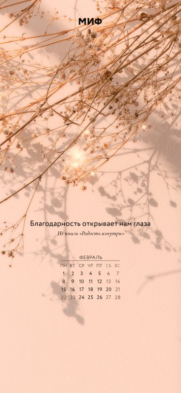 Обои на заставку айфона с календарем