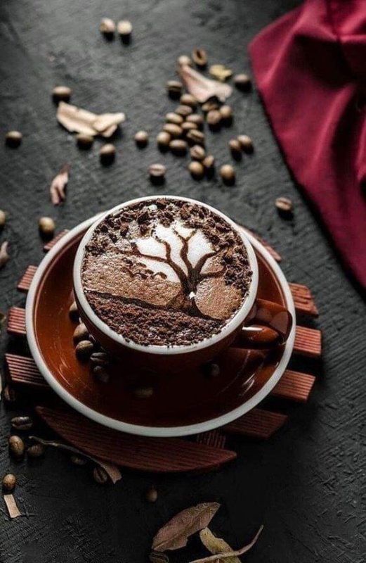 Красивый кофе