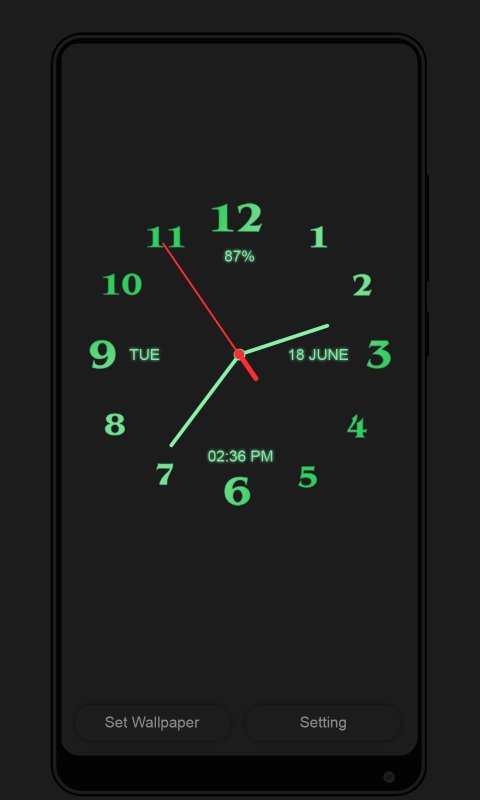 Аналоговые часы для андроид
