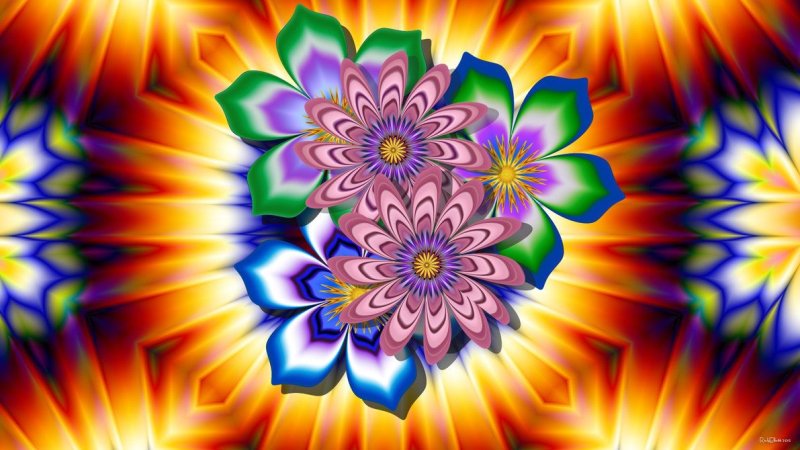 Сказочные цветы