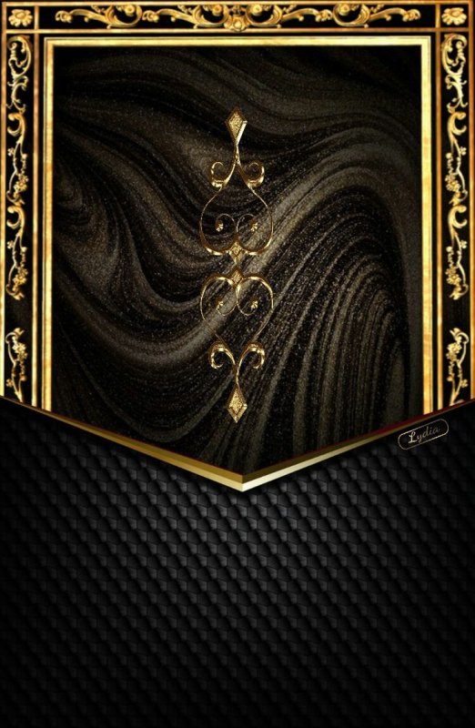 Черно золотой